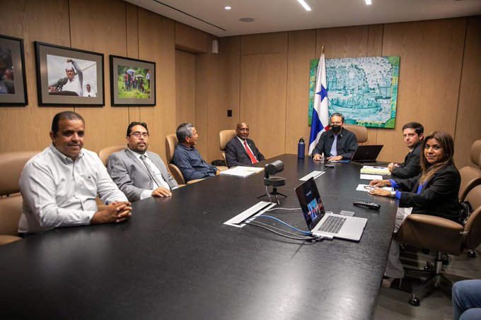 “Presidente Cortizo Cohen se reúne con alcaldes de Donoso y Omar Torrijos para conversar sobre el contrato con Minera Panamá”