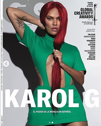 Featured image for “Karol G: la imagen de la portada en la revista GQ «No me representa»”