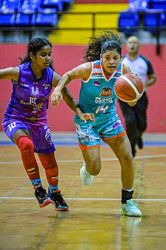 Noticia Radio Panamá | San Miguelito marcha invicta y lidera Liga de Baloncesto Sub 18 Femenina