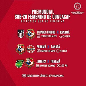 Noticias Radio Panamá | “Selección femenina de Panamá con nuevas fechas para partidos en Campeonato de Concacaf”