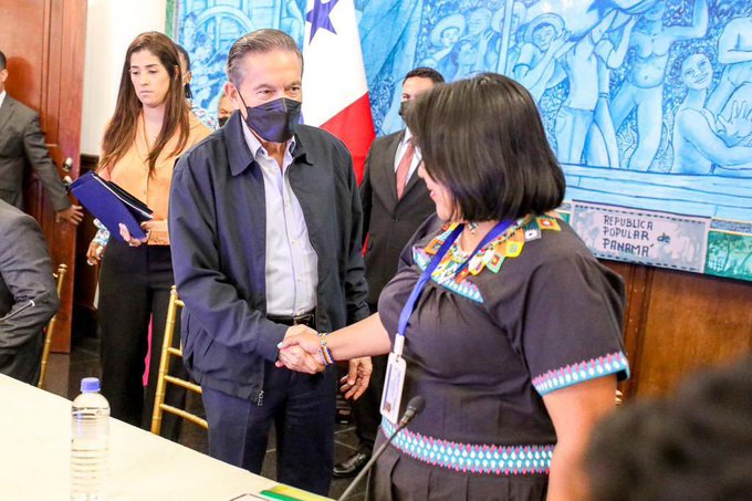 Featured image for “Presidente Cortizo y presidenta del Congreso General de la Comarca Näbe Buglé dan seguimiento a los avances de las obras y proyectos”