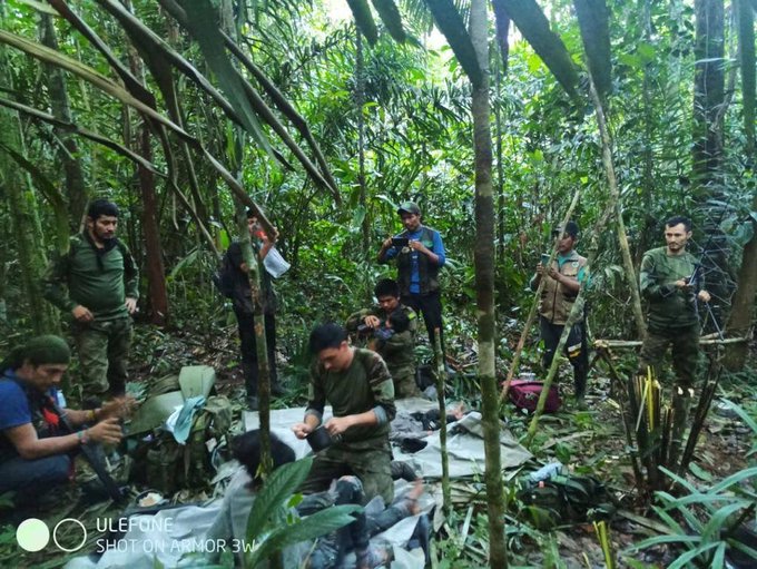 Featured image for “Encuentran con vida a 4 niños que pasaron 40 días perdidos en la selva de Colombia”