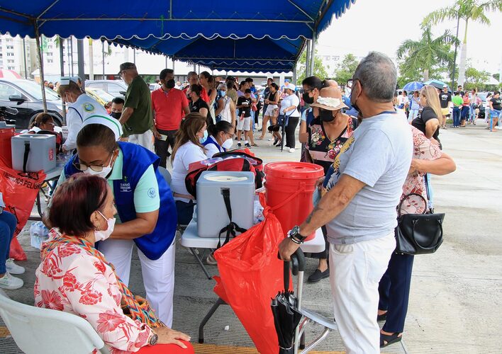 More than 30,000 Panamanians were vaccinated this weekend