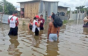“Lluvias en Ecuador dejaron a más de 11 mil personas damnificadas”