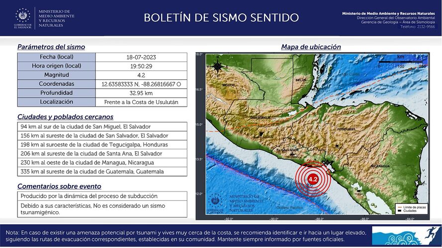 Noticia Radio Panamá | Tiembla en El Salvador, sismo de 6.8 se prolongó 3 minutos