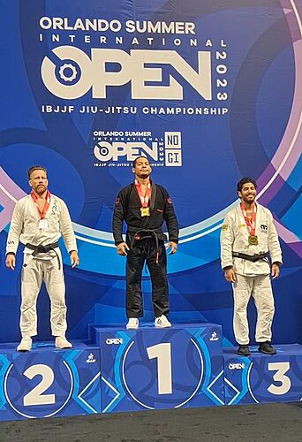 Featured image for “David Beluche gana medalla de oro en Orlando Summer International Open de Jiu-Jitsu”