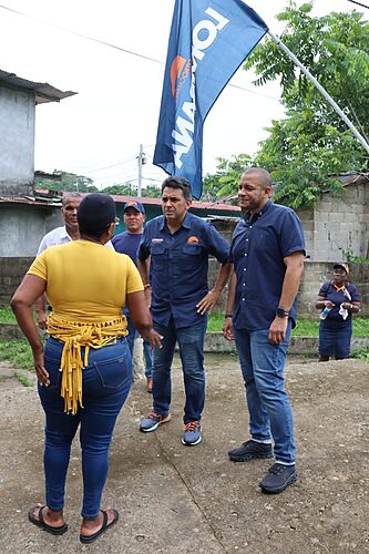 Ricardo Lombana makes second work tour in the province of Colón