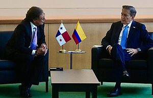 “Presidente Cortizo Cohen se reúne con Gustavo Petro hablan sobre migración irregular”