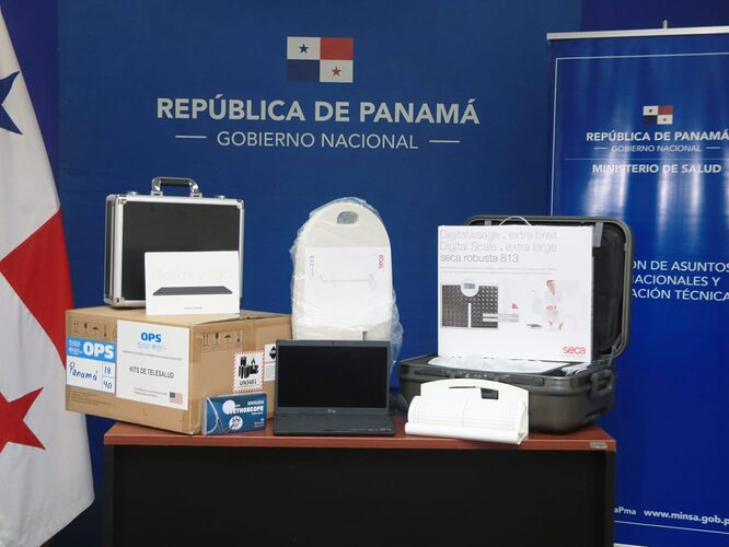 Noticia Radio Panamá | Minsa recibe donación de dispositivos médicos y tecnológicos