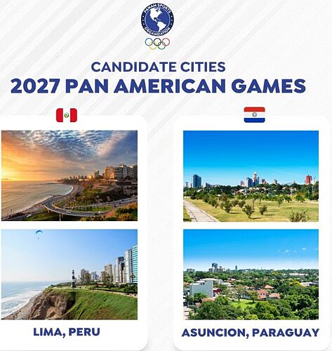 Featured image for “Asunción y Lima ciudades candidatas para Juegos Panamericanos 2027”