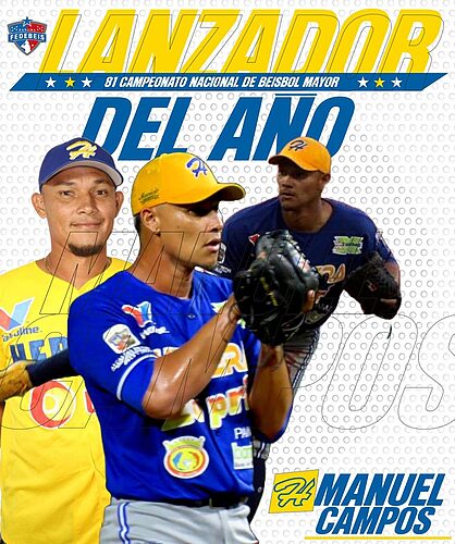 Featured image for “Manuel Campos elegido como el Lanzador del año en el Béisbol Mayor”