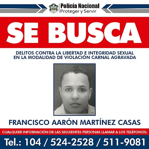 Noticia Radio Panamá | “¿Lo has visto? Interpol busca al violador Francisco Martínez”