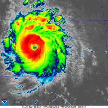 Noticia Radio Panamá | Poderoso huracán Beryl amenaza las islas del Caribe