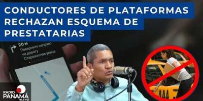 “Prestatarias no”: conductores de plataformas rechazan modelo de taxi