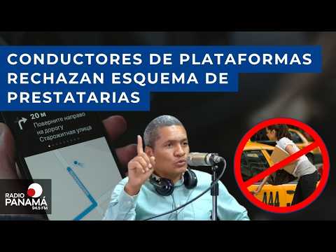 “Prestatarias no”: conductores de plataformas rechazan modelo de taxi